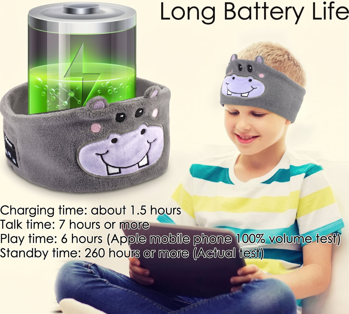 Bluetooth Animal Headphones for Kids