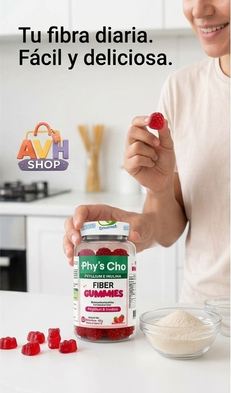 Gomas Fiber Gummies con INVIMA | Fibra Natural sin Azúcar