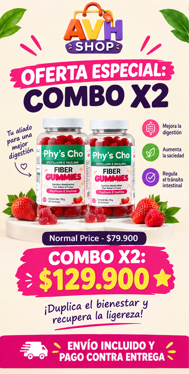 Gomas Fiber Gummies con INVIMA | Fibra Natural sin Azúcar