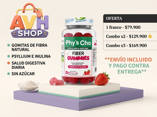 Gomas Fiber Gummies con INVIMA | Fibra Natural sin Azúcar